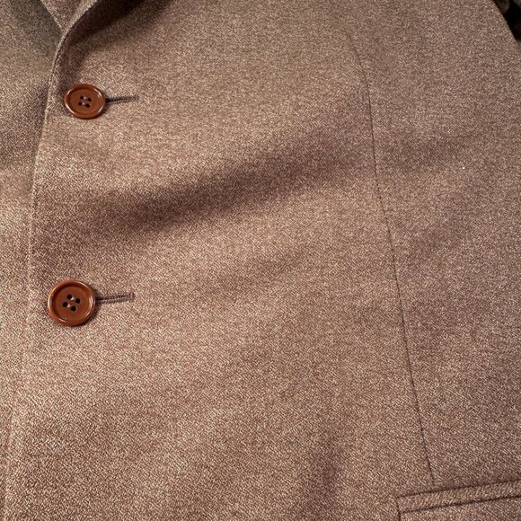 Canali Milano Italy Surreys Wool Single Breasted Blazer Mens Coat Notch 3 Button - Picture 13 of 16